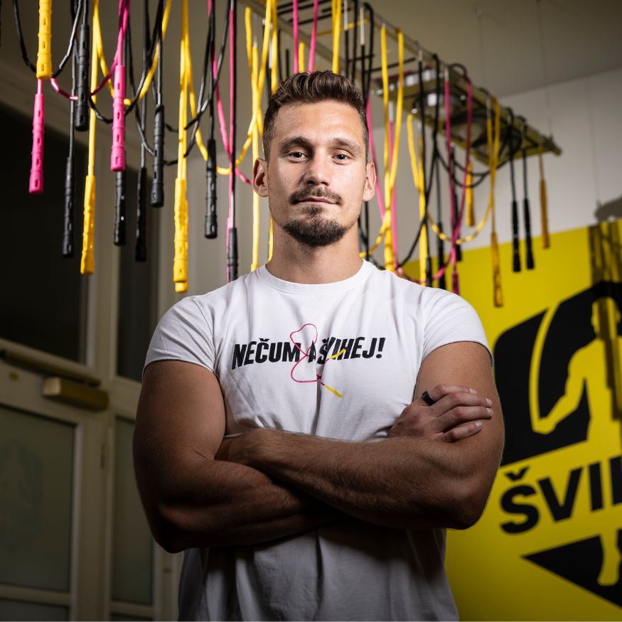 Marek Vaněček - spoluzakladatel Švihej a bývalý boxer, zakladatel české značky švihadel